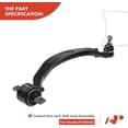 thumbnail image 5 of A-Premium 8Pcs Front Suspension Kit Lower Rearward Control Arm Ball Joint Tie Rod End Compatible with Dodge Avenger Chrysler Sebring 95-99 Eagle Talon Mitsubishi Galant 95-98 Eclipse 96-99, 5 of 9
