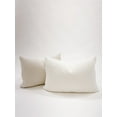thumbnail image 5 of Cool Cotton White Waffle Weave Pillow 14x20 Down / White, 5 of 5