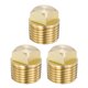 thumbnail image 1 of Uxcell 1/2 Inch NPT Boat Drain Plug, Tapones de drenaje de latón sólido para kayak, se adapta a la mayoría de los barcos, tono dorado 3 piezas, 1 of 7