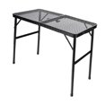 thumbnail image 1 of Mesa plegable para parrilla, mesa para exteriores, mesa compacta de aleación de aluminio de malla de hierro, mesa de campamento para barbacoa, patio,, 1 of 8