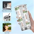 thumbnail image 6 of SKYSONIC Cute Boat & Gull 12 oz Stainless Steel Insulated Mug, Double Vacuum Insulated Travel Mug with Lid and Straw, 6 of 7