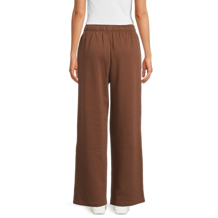 No Boundaries Wide Leg Fleece Pants 30 Inseam 1 or 2 Pack Women s Walmart