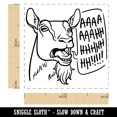 thumbnail image 2 of Screaming Goat Self-Inking Rubber Stamp Ink Stamper - Purple Ink - Small 1 Inch, 2 of 7