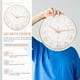 thumbnail image 4 of GOOHOCHY Reloj de pared creativo y sencillo de plástico para colgar en la pared, de cristal y silencioso., 4 of 8