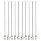 thumbnail image 1 of 10pcs Agujas de Dispensación 14 Gauge 4 Pulgadas Punta Roma Conector Luer para Rellenar Pegamento Aceite Líquidos Espesos Tinta Uso en Laboratorio, Plata, 1 of 6