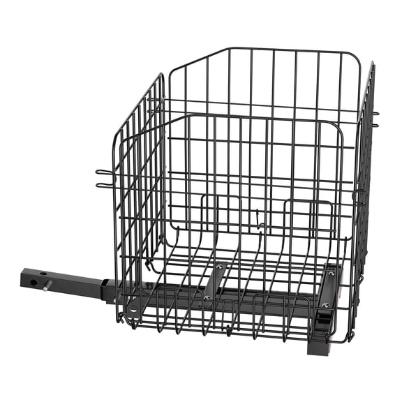 Heavy-Duty Scooter Cargo Basket - Foldable Rear Mount Design, Universal 1-Inch Receiver Fit