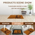 thumbnail image 6 of Aufmer 2 pcs Hello Door Mat Welcome Natural Coir Door Mat Farmhouse Floor Mat Thick Non-Slip Entrance Door Rugs for Indoor Outdoor Home Decor, 6 of 6