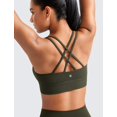 thumbnail image 5 of Top Deportivo CRZ YOGA Butterluxe con Copas Moldeadas Oliva XL, 5 of 5