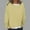 A0920017-Khaki, variant on SwiftWear Womens Long Sleeve Shirts Casual Fake Two-Piece Tshirts Striped Crewneck Pullover Top Trendy Y2K Streetwear XL