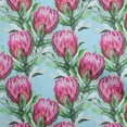 thumbnail image 1 of oneOone Polyester Spandex Light Blue Fabric Leaves & Clover Sewing Craft Projects Fabric Prints By Yard 56 Inch Wide, 1 of 5