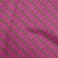 thumbnail image 1 of oneOoneViscoseChiffonMagentaFabricTribalQuiltingSuppliesPrintSewingFabricByTheYard42InchWide, 1 of 4