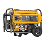 KFFKFF Portable Dual Fuel Generator, 4650W Peak Gasoline Power & 4130W Peak LPG Power, Home Backup Generator with Electric Start, Gas and LPG Compatibility, CO Detection, 20A & 50A Outlets