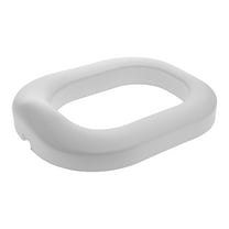 LULULION Comfortable Soft PU Toilet Seat Cushion Reusable Padded Cover Easy to Clean Adjustable Fit