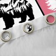 thumbnail image 4 of jejeloiu Jungle Animal Deer Black Out Curtains,Rustic Farmhouse Hunting Curtains Pack of 2 (42x63 Each),Safari Bear Silhouette Bedroom Curtains For Adults,Microfiber Bedroom Decor, 4 of 6