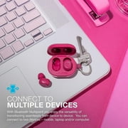 JLab JBuds Mini True Wireless Earbuds, Be Aware Audio, Bluetooth, IP55, Pink