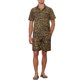 thumbnail image 2 of Camisas impresas de animales INSPIRE CHIC para hombres, conjunto de 2 piezas de verano, camisas hawaianas y pantalones cortos, color marrón, 2 of 5