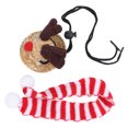 thumbnail image 1 of Gorro de Papá Noel con Dragón Barbudo Gorro de Papá Noel con Bufanda de Colores Brillantes para Accesorios Fotográficos de Atuendo de Fiesta de Navidad ANGGREK Otros, 1 of 8