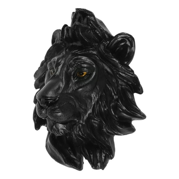 Wall-Mounted Lion Head Sculpture Wall Hanging Sculpture for Living Room