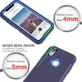 thumbnail image 2 of Entronix Funda Resistente para iPhone XR, Triple Capa a Prueba de Golpes y Protección contra Caídas, Azul, 2 of 8