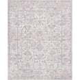 thumbnail image 1 of Unique Loom Portland Tone-on-Tone Design Rug 8' x 10' Rectangle Ivory/Gray, 1 of 2