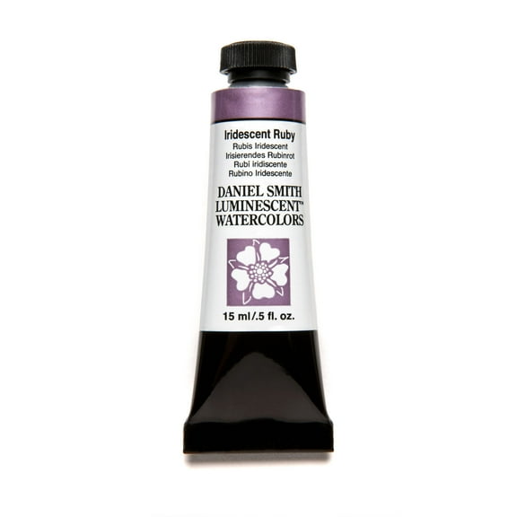 Daniel Smith Extra Fine Watercolor, 15 ml, Iridescent Ruby