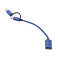 thumbnail image 3 of Cable de datos del cargador Micro USB tipo C USB-C de carga rápida para trabajo Azul Sunnimix Cable de carga, 3 of 6