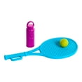 thumbnail image 4 of Barbie World Sport Rack Toy Playset with 9 Doll Accessories Including Trampoline, Tennis Racket, & Skates - Walmart Exclusive, 4 of 6