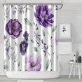 thumbnail image 2 of Waterproof Pioneer Shower Curtain 84x72 Inch Polyester Unique Colorful Floral Shower Curtain for Bathroom Hotel Home Decor with 12 Plastic Hooks, 2 of 5