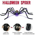 thumbnail image 7 of Dream Lifestyle Big Plush Spider Voice Control Black Spider Trick Toy Scene Layout Atmosphere Decoration 8 Styles Horror Huge Spider Party Bar Halloween Decoration, 7 of 7