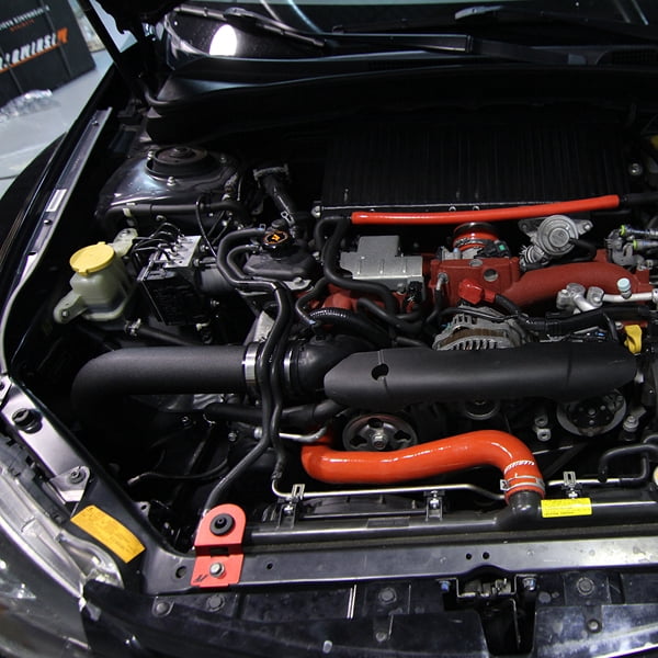 Mishimoto MMAI-STI-08WBK Performance Cold-Air Intake Compatible With Subaru WRX/STI 2008-2021 Wrinkle Black