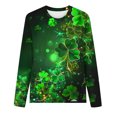 thumbnail image 4 of ZHYou Valentine's Day Womens T-Shirts Loose Fit Long Sleeve St. Patrick's Day Printed V-Neck Casual Soft Spring Summer Shirts,Black,S,M,L,XL,2XL ,3XL,4XL,5XL,Multicolor,L, 4 of 4