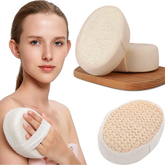 Loofah Sponge Body Scrubbers for Women and Men Exfoliating and Cleansing Bath Sponges for Shower Back Washing Scrubber