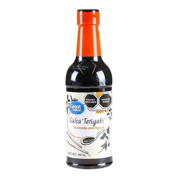 Salsa teriyaki Great Value 444 ml