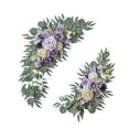 thumbnail image 4 of Juego de 2 guirnaldas de flores artificiales colgantes para arco de boda, fondo de flores artificiales Estilo B, 4 of 9