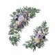 thumbnail image 4 of Juego de 2 guirnaldas de flores artificiales para boda, arcos de flores artificiales rústicos colgantes Estilo B, 4 of 9
