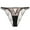 Black, variant on Bikini Briefs Women G-String Mesh Sheer Seamless Briefs Lace Panties