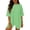 Green women's polka dot shorts set a1, variant on Cagogo Women's Polka Dot 2 Piece Shorts Set Casual Summer Cruise Outfits Loose Round Neck T-Shirt Comfy Pants Matching Lounge Sets Tracksuits Loungewear Travel Airport Clothes, Red M