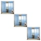 thumbnail image 2 of Inteprter Home Apartment Romantic Window Curtain Replacement Drape Bedroom Flocking Full Room Privacy Soft Living Protection Type1 NO1, 2 of 6