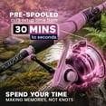 thumbnail image 2 of DaddyGoFish Spinning Fishing Rod and Reel Combo Set with Tackle Box | Fishing Pole | Carbon Fiber Telescopic Fishing Rod Kit | Spinning Reel for Travel Saltwater Freshwater Fishing Gear Kit, 2 of 8