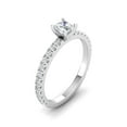 thumbnail image 2 of 3/4 Carat TW Round Natural Diamond Engagement Rings in 10k White Gold, 2 of 5