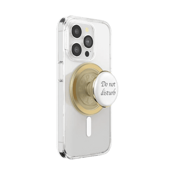 PopSockets Phone Grip for MagSafe, Magnetic Holder, Phone Stand, White - Resin DND