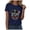 Navy, variant on 250TH Anniversary USA Shirt Patriotic Bald Eagle American Flag T-Shirt Cool Patriotic Eagle Blue,M