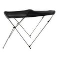 thumbnail image 5 of Dwellnix Standard BIMINI TOP 3 Bow Boat Cover Blue 73 78 Wide 6 ft Long W Rear Poles, 5 of 8