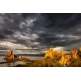 thumbnail image 2 of Jones, Adam 32x23 Gold Ornate Wood Framed with Double Matting Museum Art Print Titled - Sunset light on tufa formation-Mono Lake-Tufa State Natural Reserve-California, 2 of 4