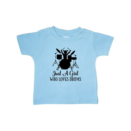 

Inktastic Drummer Music Gift for Girls Gift Baby Girl T-Shirt