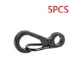 thumbnail image 4 of 10PCS Mini Carabiner Keychain Hanging Buckle Spring SF spring outdoor Camping Hiking Clip Keychain for Keys, Black, 4 of 4
