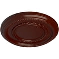 thumbnail image 3 of Ekena Millwork 12 5/8"OD x 1 1/8"P Federal Roped Small Ceiling Medallion (Fits Canopies up to 6"), Hand-Painted Brushed Mahogany, 3 of 7