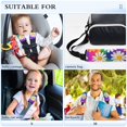 thumbnail image 5 of 2 Pcs Seat Belt Strap Covers Pad for Car Soft Flannel Car Seat Belt Shoulder for All Cars Rainbow Daisy Flowers, 5 of 8