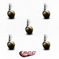 thumbnail image 2 of 2 Inch Windsor Antique Ball Caster – 7/16 Inch Grip Ring Stem – Set of 5 – SCC, 2 of 2