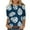 Navy Plus Size Blouse for Women_0, variant on CYMMPU Floral Pattern 3/4 Sleeve Crew Neck Spring Tops Loose Fit Fall Trendy Shirts Blouses for Women Dressy Casual Tunic Tops Empire Waist A Line T-Shirts White XL